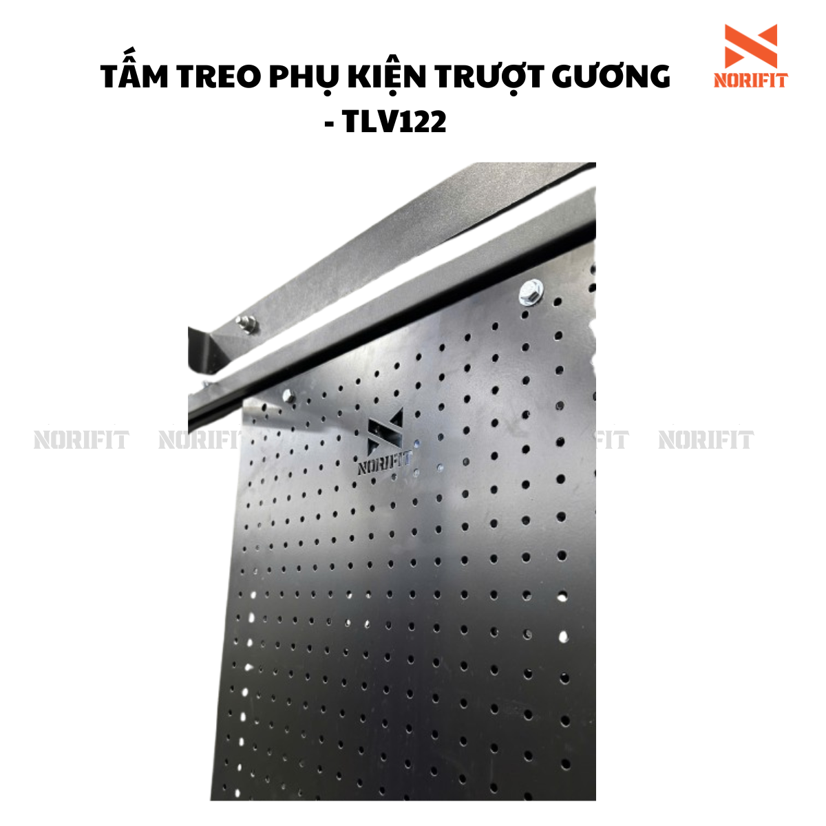 TLV122 - Tấm treo phụ kiện trượt gương