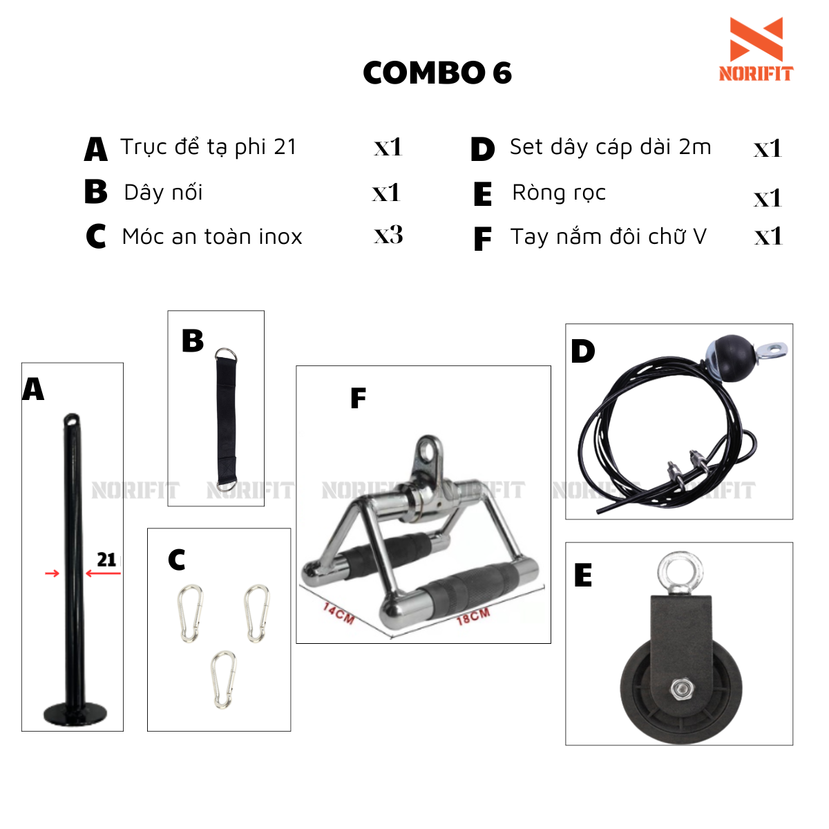 Combo Ròng Rọc 06