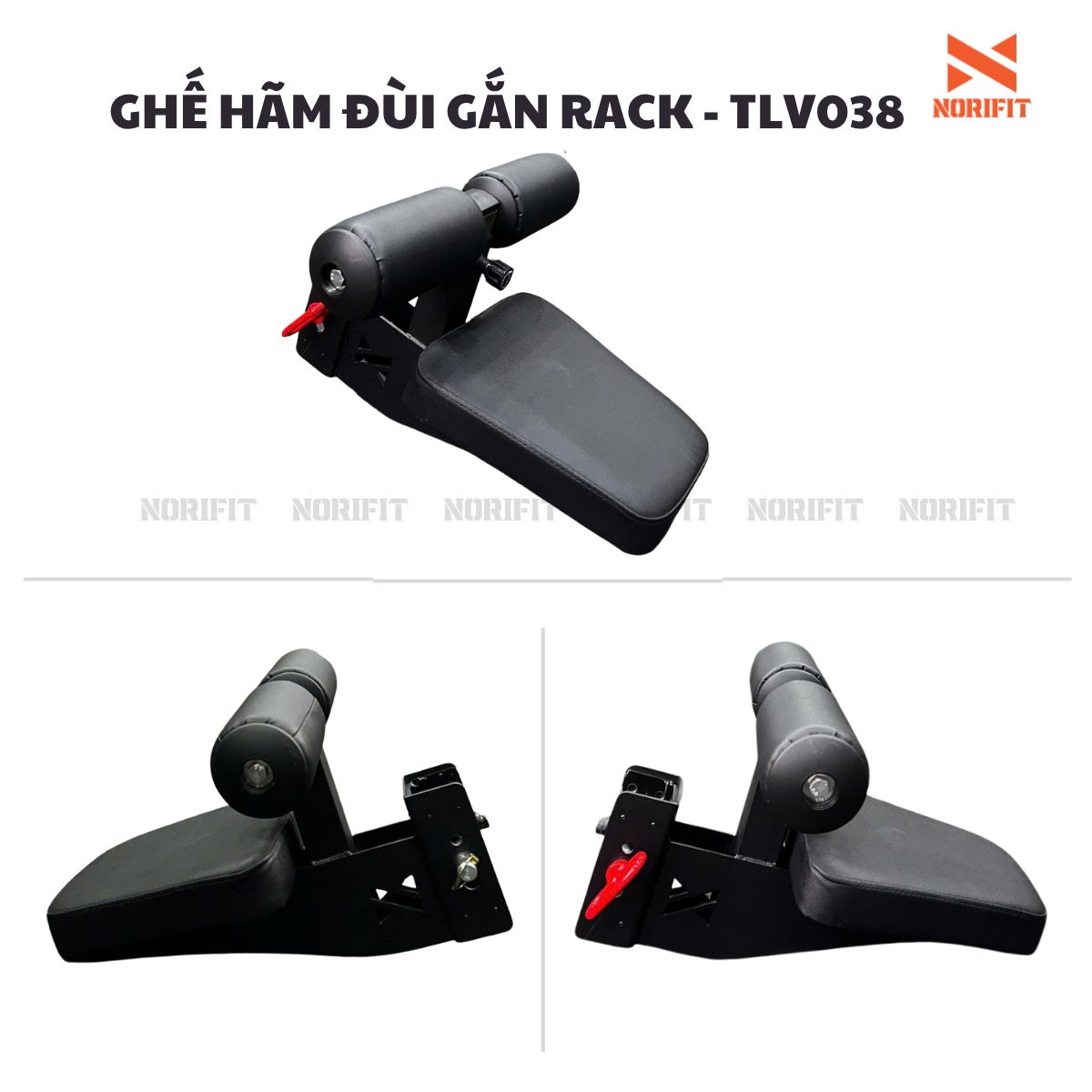 Ghế hãm đùi gắn rack