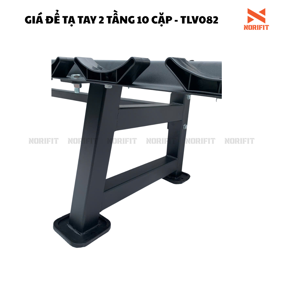 Giá để tạ 2 tầng 10 cặp Norifit