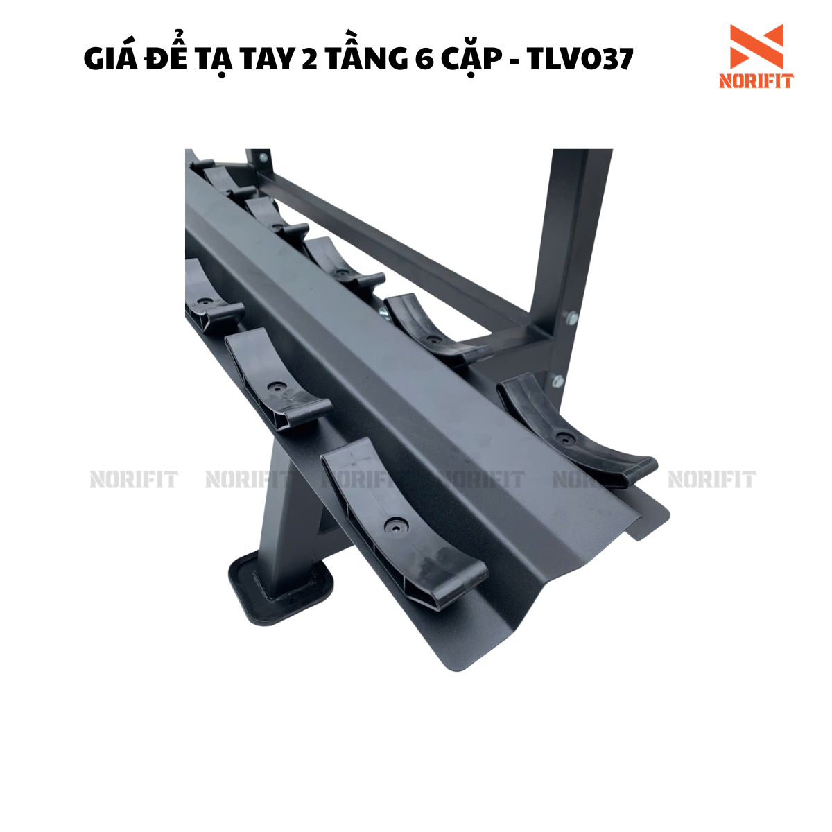 Giá để tạ 2 tầng 6 cặp - TLV037