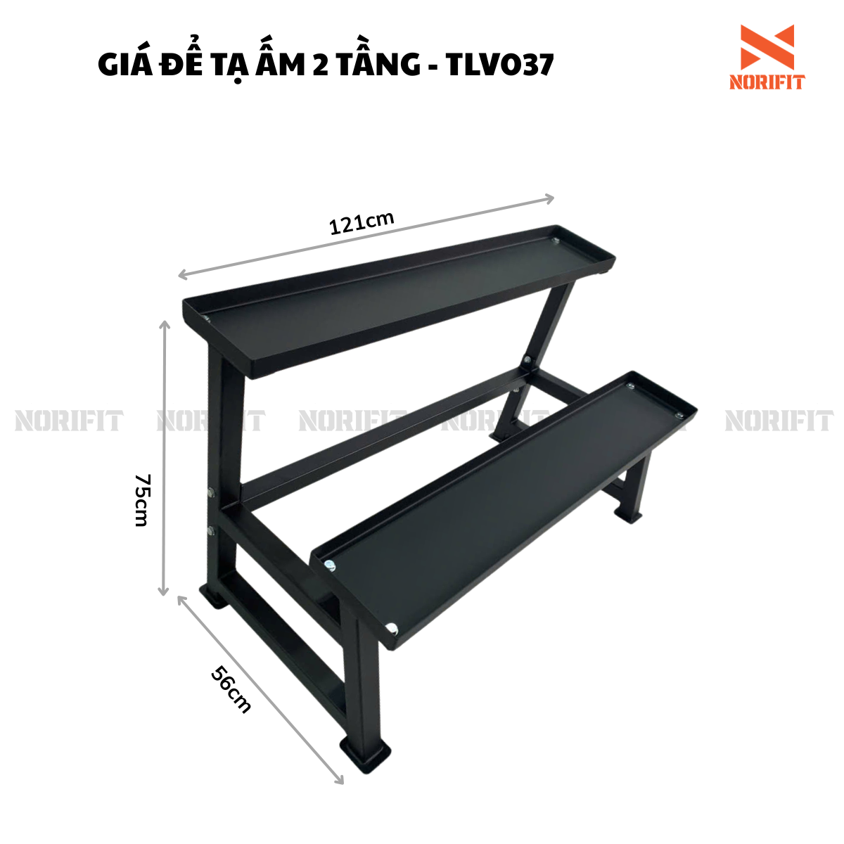 Giá để tạ ấm 2 tầng