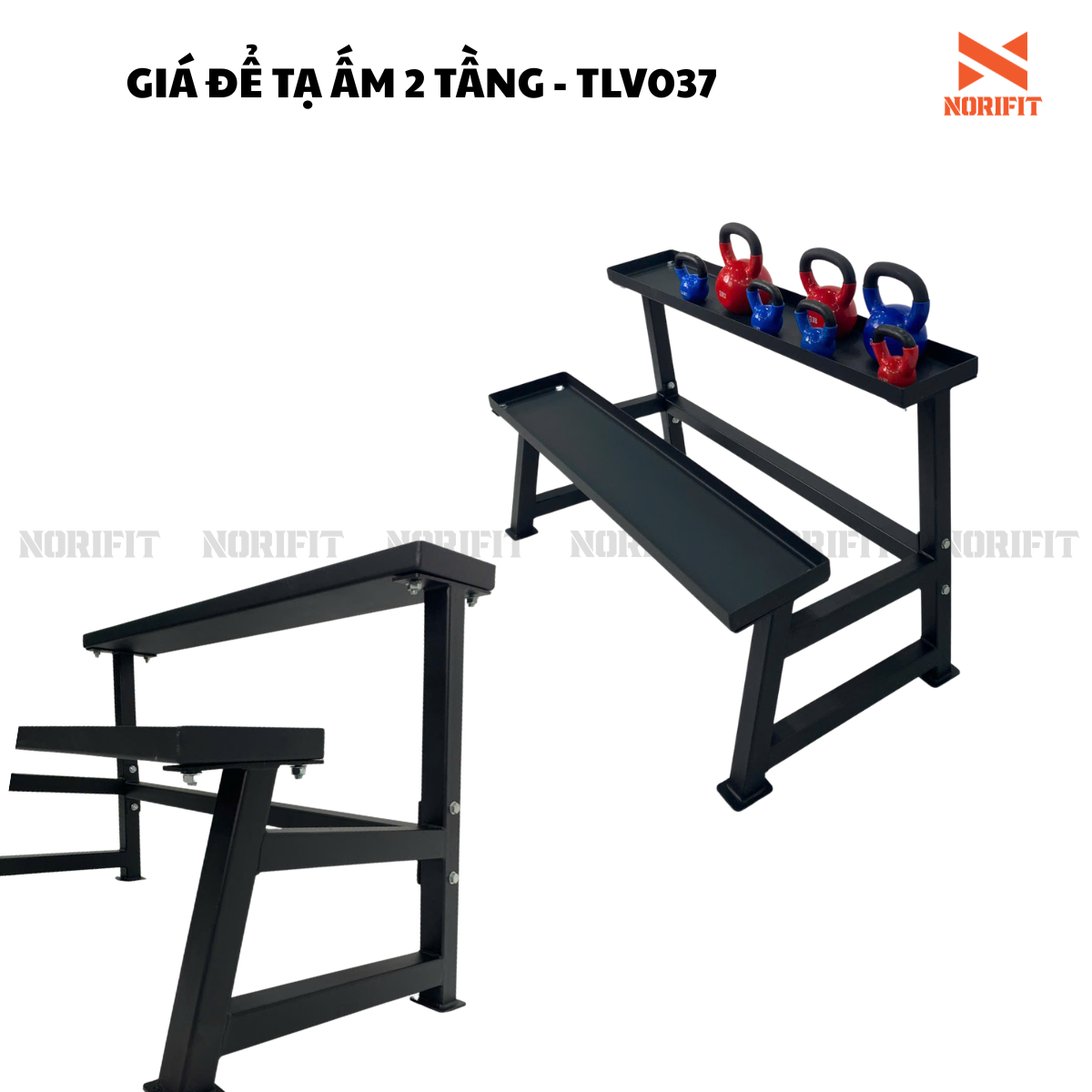 Giá để tạ ấm 2 tầng
