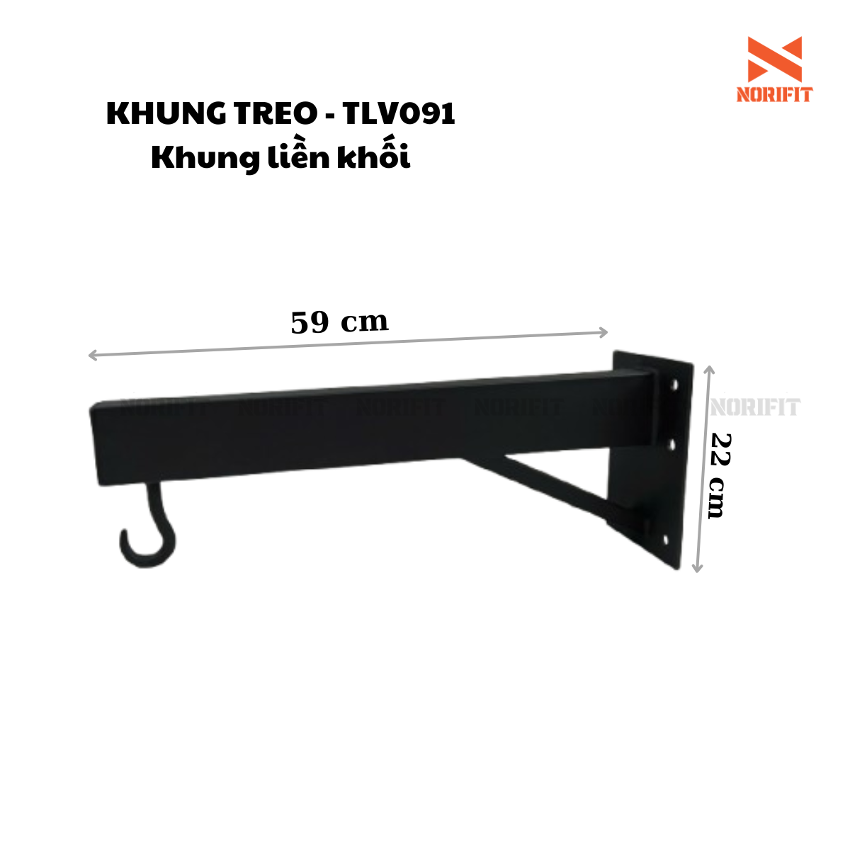 Khung treo bao đấm, treo dây cáp ròng rọc TLV091