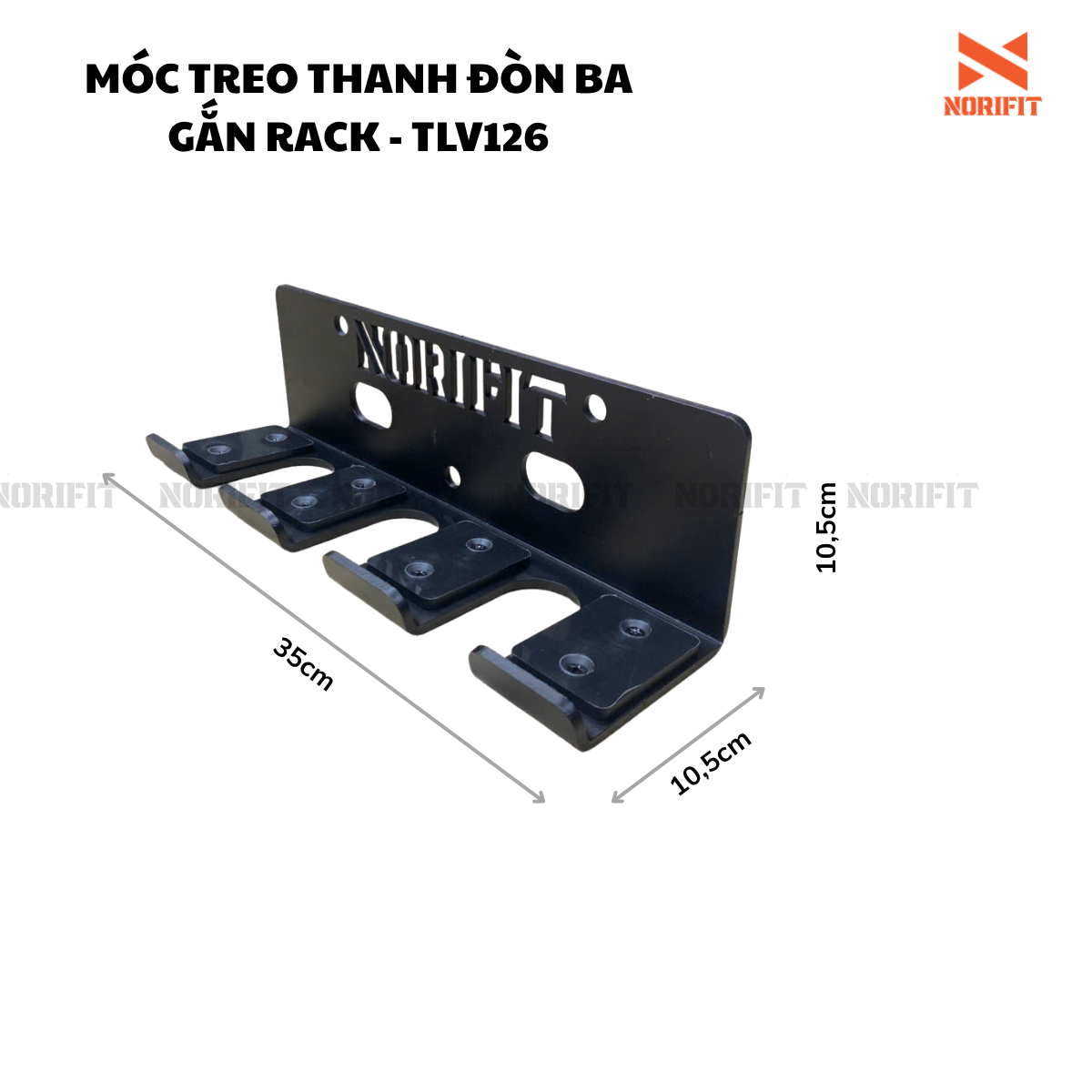 Móc treo thanh đòn ba gắn rack TLV126
