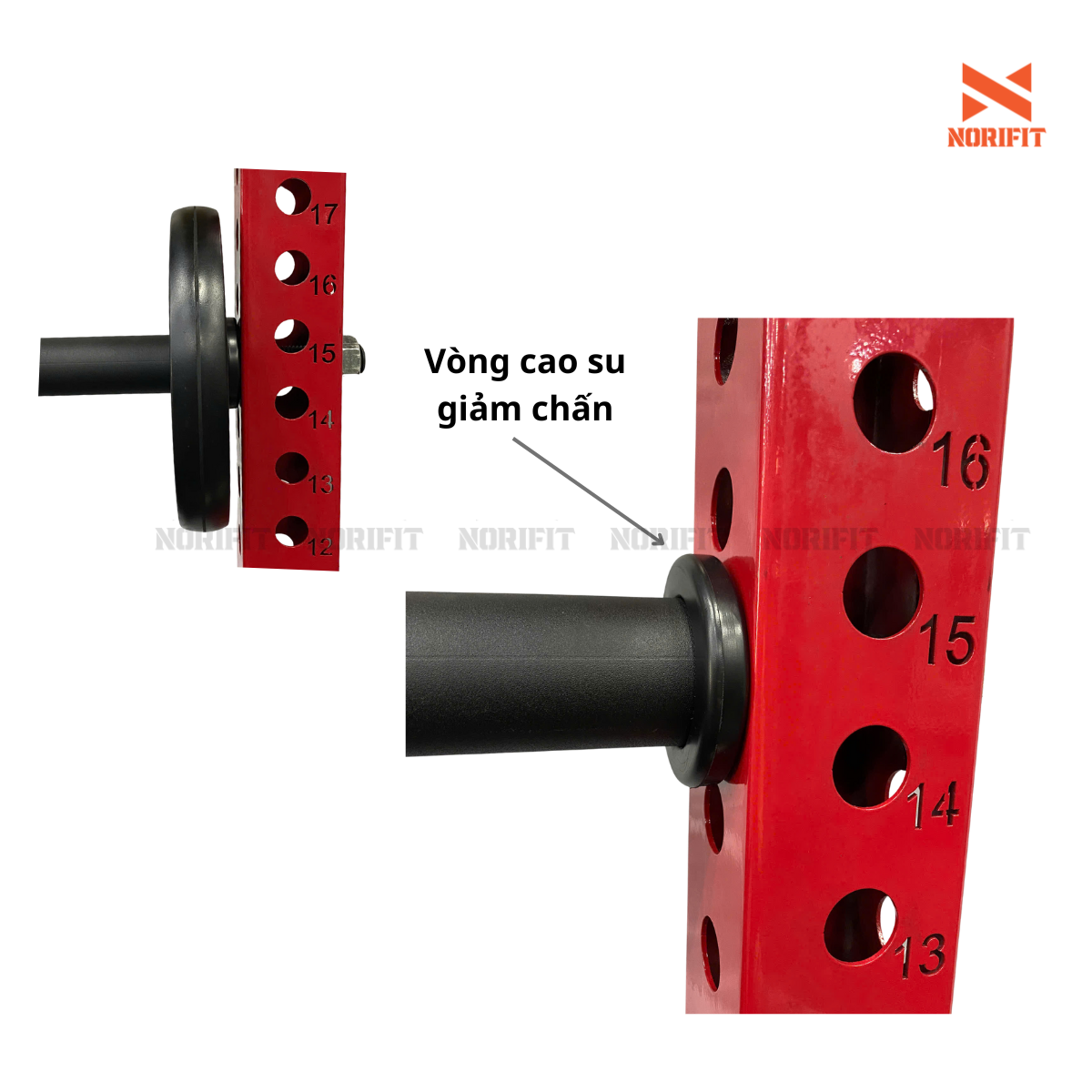 Ống xỏ tạ thép sơn tĩnh điện TLV105