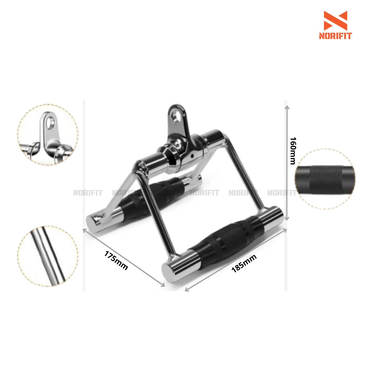 Tay Nắm Kéo Xô Đôi Chữ V TLV056