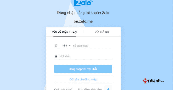 Đăng nhập Zalo Page trên điện thoại như thế nào?