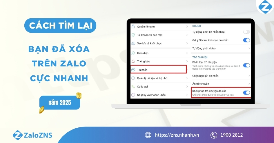 Cách tìm lại bạn đã xóa trên Zalo cực nhanh năm 2025