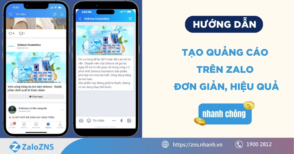 Hướng dẫn tạo quảng cáo trên Zalo đơn giản, hiệu quả