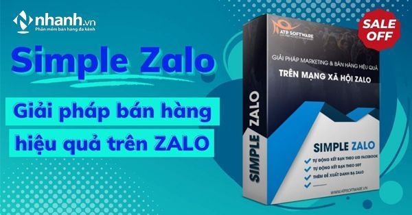 Phần mềm bán hàng qua Zalo Simple Zalo