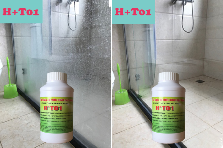 Chất tẩy cặn canxi, ố mốc, vẩy nước trên kính HT01 500ml