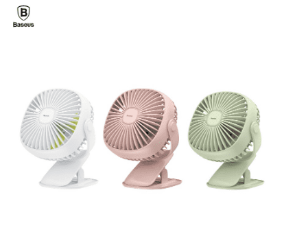 Quạt kẹp tích điện BASEUS Box Clamping Fan ZW-2816 360 độ, 2000 mAh