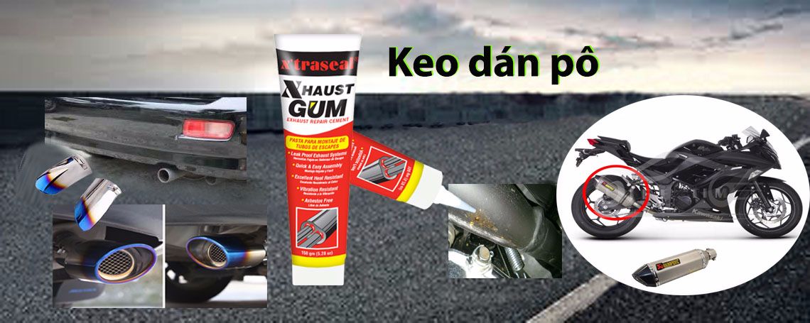 Keo dán ống pô X’traseal Xhaust Gum 150g