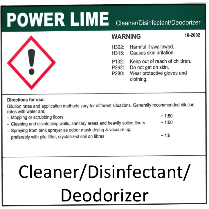 Dung dịch lau sàn diệt khuẩn cực mạnh, xịt khử mùi Klenco Power Lime