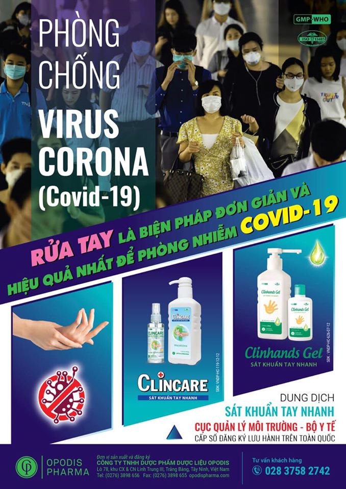 Dung dịch sát khuẩn tay nhanh không dùng nước ClinCare