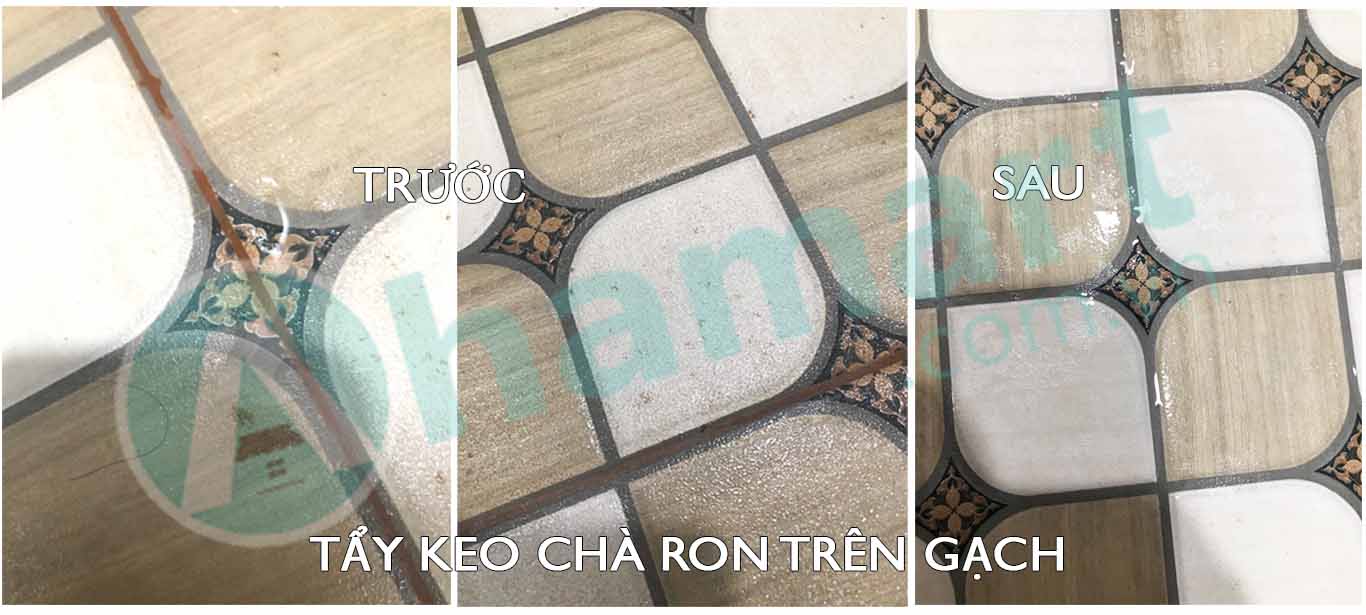 Hóa chất tẩy xi măng, tẩy rêu xanh, tẩy rỉ sét, ron gạch HT01 1.8L