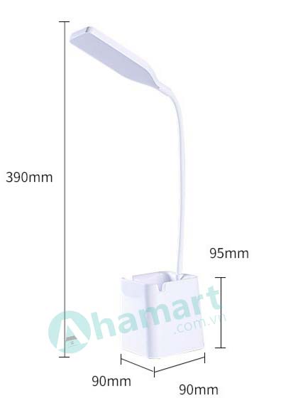 Đèn led để bàn pin sạc cảm ứng Digad 1812