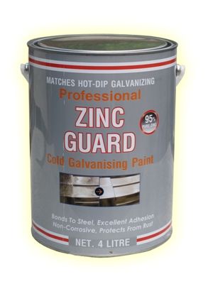 Sơn mạ kẽm lạnh Emonra Zinc Guard ZG400 màu bạc sáng