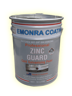 Sơn mạ kẽm lạnh Emonra Zinc Guard ZG400 màu bạc sáng