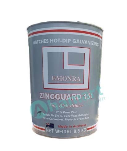 Sơn mạ kẽm lạnh Emonra Zinc Guard ZG151 màu xám kẽm sáng