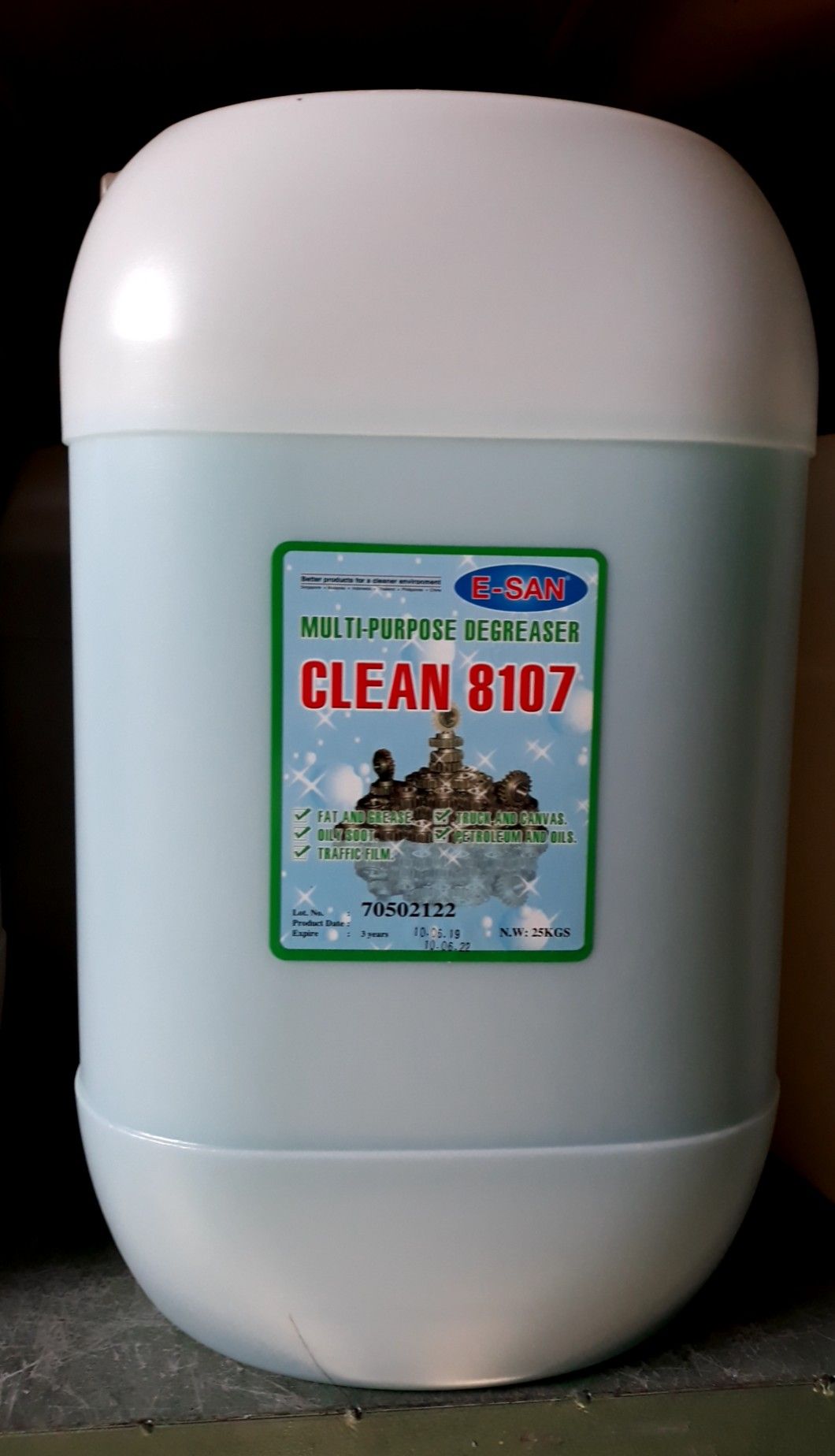 Hóa chất tẩy rửa dầu mỡ Clean 8107 25kg