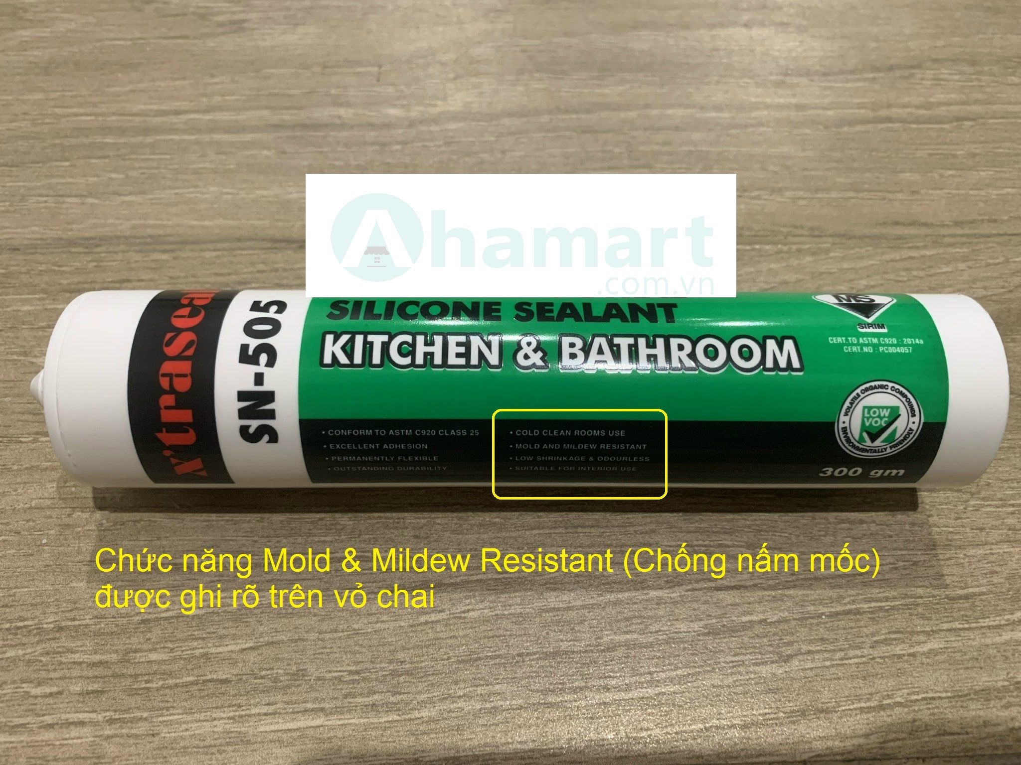 Keo silicon chống nấm mốc X'traseal SN-505 300g