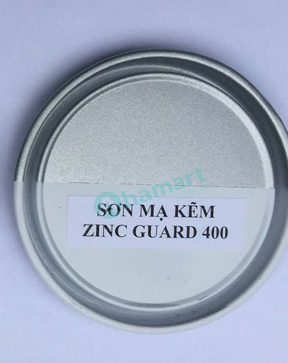 Sơn mạ kẽm lạnh Emonra Zinc Guard ZG400 màu bạc sáng