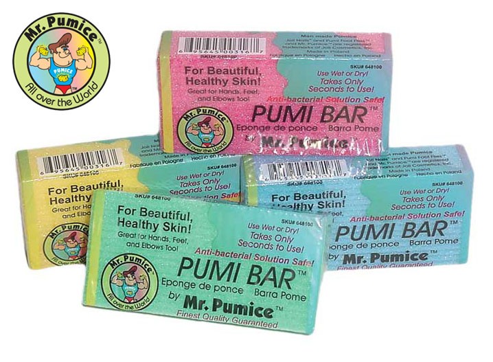 Đá bọt biển chà gót chân, tay, cùi chỏ Pumi Bar Mr. Pumice