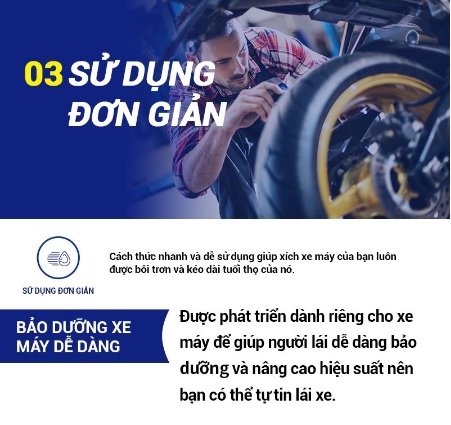 Chai xịt bôi trơn, bảo dưỡng dây sên WD-40 Chain Lube 351020 360ml