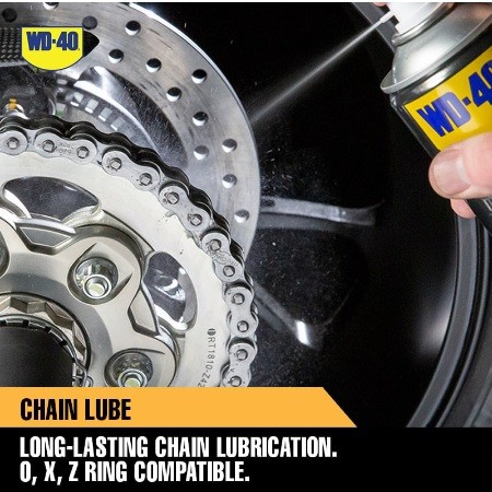 Chai xịt bôi trơn, bảo dưỡng dây sên WD-40 Chain Lube 351020 360ml