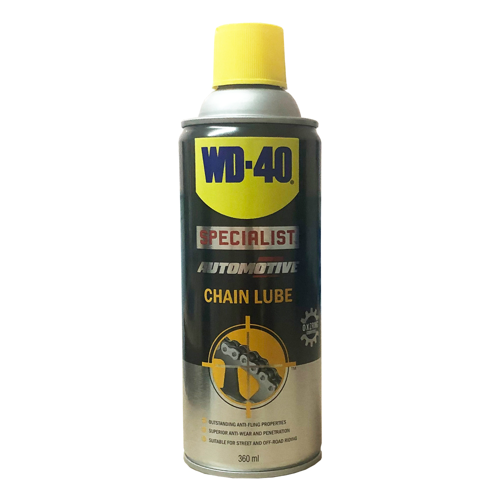 Chai xịt bôi trơn, bảo dưỡng dây sên WD-40 Chain Lube 351020 360ml