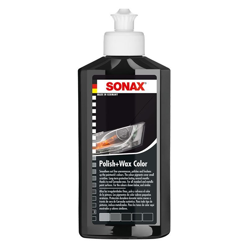 Kem đánh bóng và bảo vệ sơn xe đen Sonax 296141 250ml