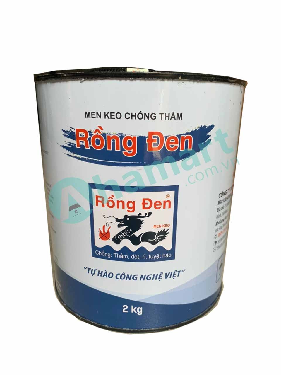 Men keo chống thấm, chống dột, chống rỉ Rồng Đen 2kg, 10kg