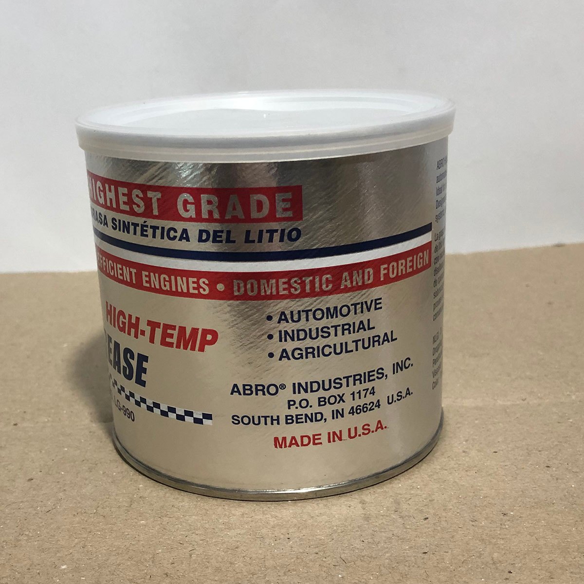 Mỡ bò xanh chịu nhiệt 288°C #3 Abro Synthetic Lithium Grease LG-990 454g