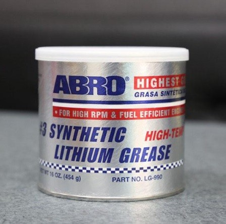 Mỡ bò xanh chịu nhiệt 288°C #3 Abro Synthetic Lithium Grease LG-990 454g