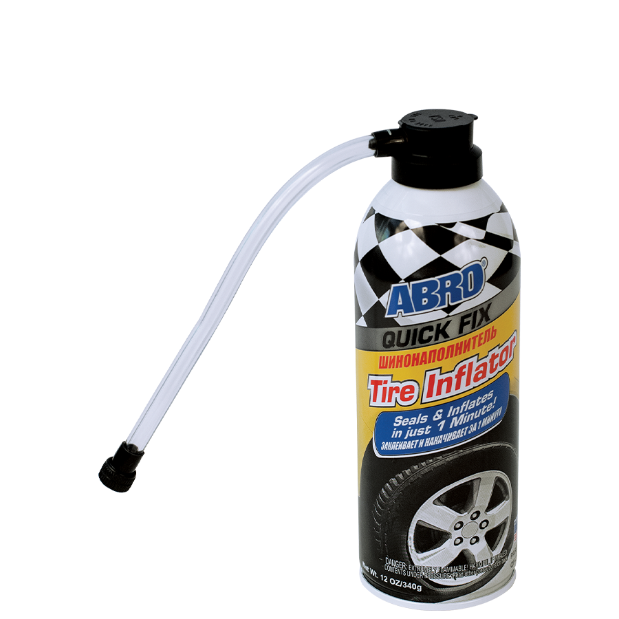 Keo tự vá vỏ xe ô tô, xe máy Abro Quick Fix Tire Inflator QF-25 340g