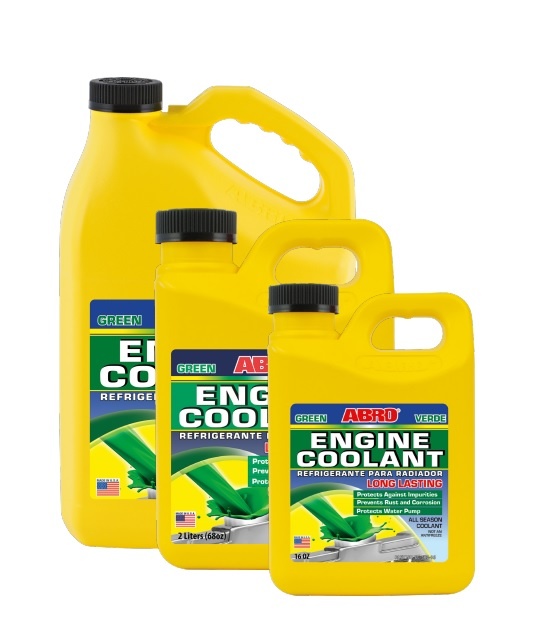 Nước làm mát động cơ ô tô Abro Engine Coolant EC-503 màu xanh