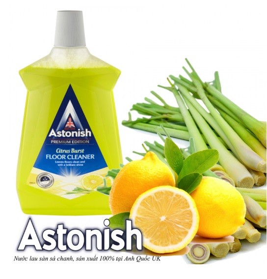 Nước lau sàn Astonish C6100 hương chanh sả 1L