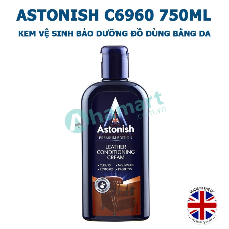 Kem vệ sinh bảo dưỡng đồ dùng bằng da Astonish C6960 250ml