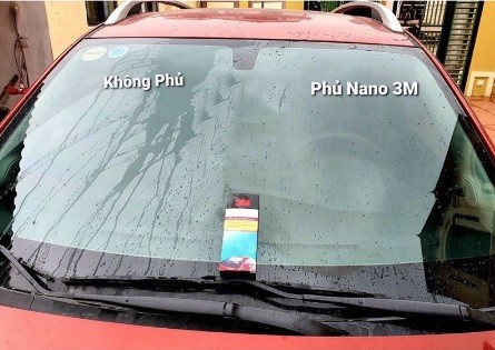 Dung dịch phủ chống bám nước kính lái, kính hậu, kính cửa xe ô tô 3M Glasscoat Windshield PN08889LT 200ml