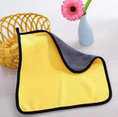 Khăn microfiber siêu mềm mịn, thấm hút tốt chuyên dụng lau ô tô, xe máy, kính, tường 30 x 30 cm