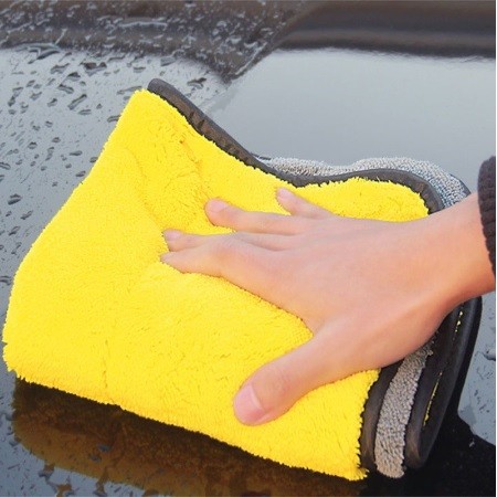 Khăn microfiber siêu mềm mịn, thấm hút tốt chuyên dụng lau ô tô, xe máy, kính, tường 30 x 30 cm