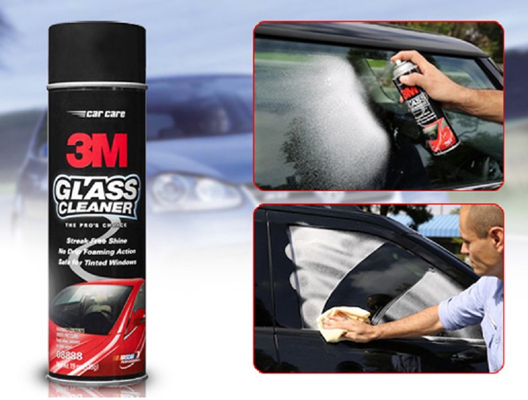 Dung dịch rửa, vệ sinh kính xe hơi 3M Glass Cleaner 08888 538g