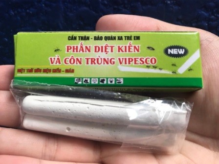 Phấn diệt kiến và côn trùng Vipesco hộp 2 viên