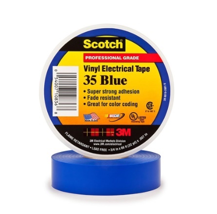 Băng keo điện trung thế 3M Vinyl Electrical Tape Scotch 35 nhiều màu 19mm x 20m