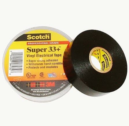 Băng keo điện trung thế chịu nhiệt 3M Scotch Super 33+ màu đen 19mm x 20m (3/4" x 66ft)