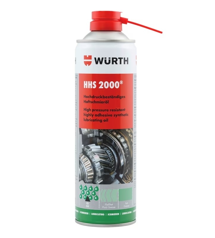 Chai xịt mỡ bò nước bôi trơn Wurth HHS2000 0893106 500ml