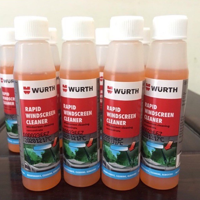 Nước rửa kính lái ô tô WURTH Rapid Windshield Cleaner 0892333 32ml