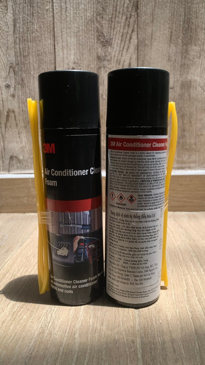 Dung dịch vệ sinh dàn lạnh, khử mùi máy lạnh, điều hòa ô tô 3M Air Conditioner Cleaner Foam 00364 250ml